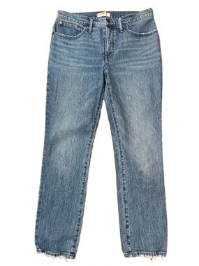Madewell Tomboy Straight Blue Denim Jeans Size 28